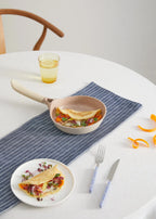 Pan Studio - Sartén de aluminio fundido y mango de baquelita - 20 cm - Arena y cobre