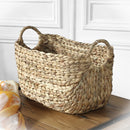 Cesta jacinto de agua con asas - Beige