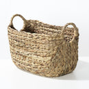 Cesta jacinto de agua con asas - Beige