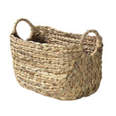 Cesta jacinto de agua con asas - Beige