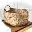 Cesta jacinto de agua con asas - Beige