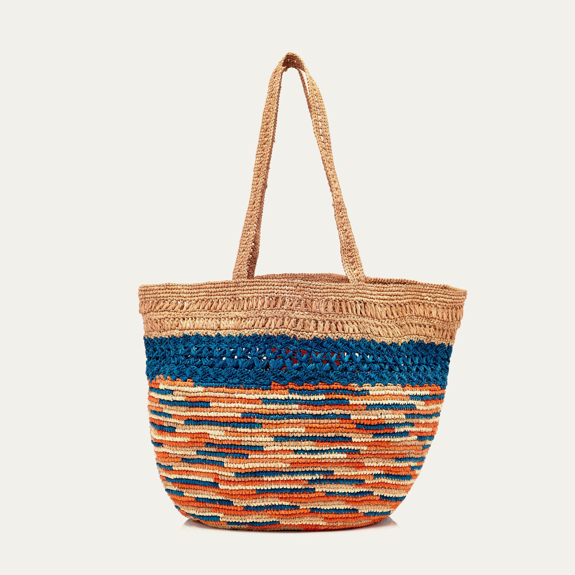 Panier Stella L Raphia  Multico