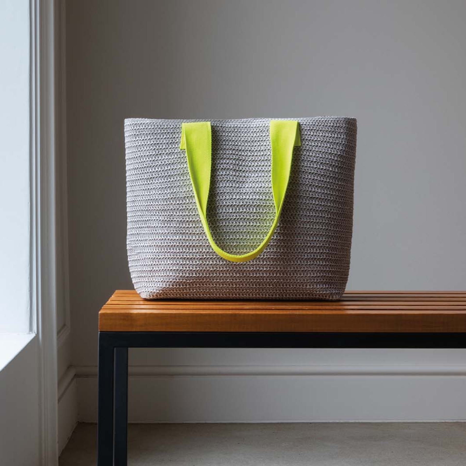 Bolso Cesta - Gris Claro