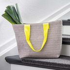 Bolso Cesta - Gris Claro
