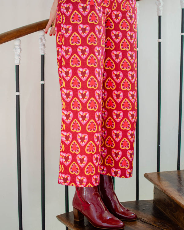 Pantalon Artemis coeurs boum