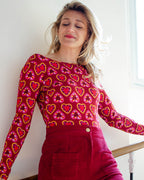 Pantalon Artemis rouge