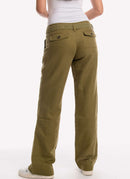 Tommy Hilfiger - Pantalon Avec Ceinture - Verde - Femme