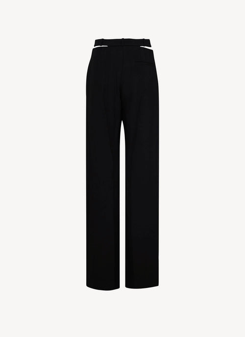 Mugler - Pantalon Baggy - Black - Femme