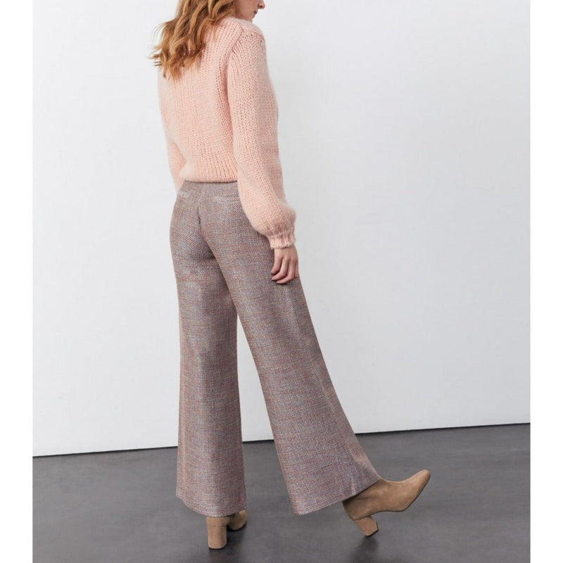 Pantalón básico Pamelo Fancy - Tweedy rosa - Mujer