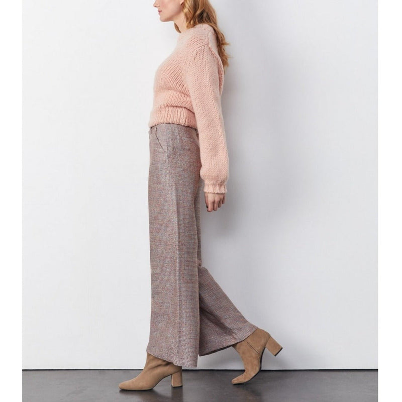 Pantalón básico Pamelo Fancy - Tweedy rosa - Mujer