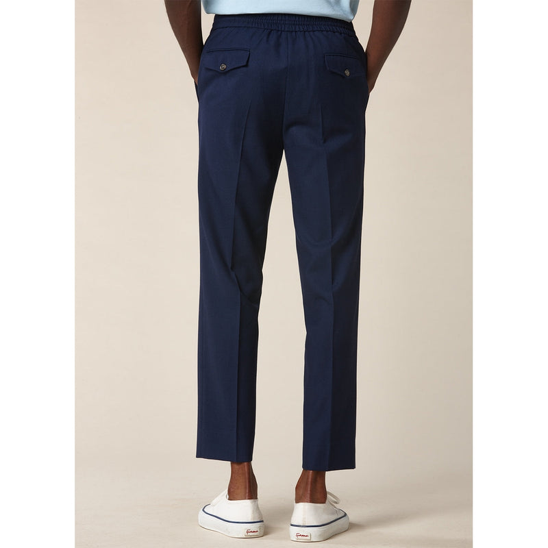 Fursac - Pantalon - Bleu - Natté