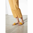 Highwaist Cropped Chino Trouser Sandy - Mango - Women