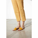 Pantalón chino cropped Sandy de cintura alta - Mango - Mujer