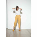 Pantalón chino cropped Sandy de cintura alta - Mango - Mujer