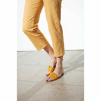 Highwaist Cropped Chino Trouser Sandy - Mango - Women