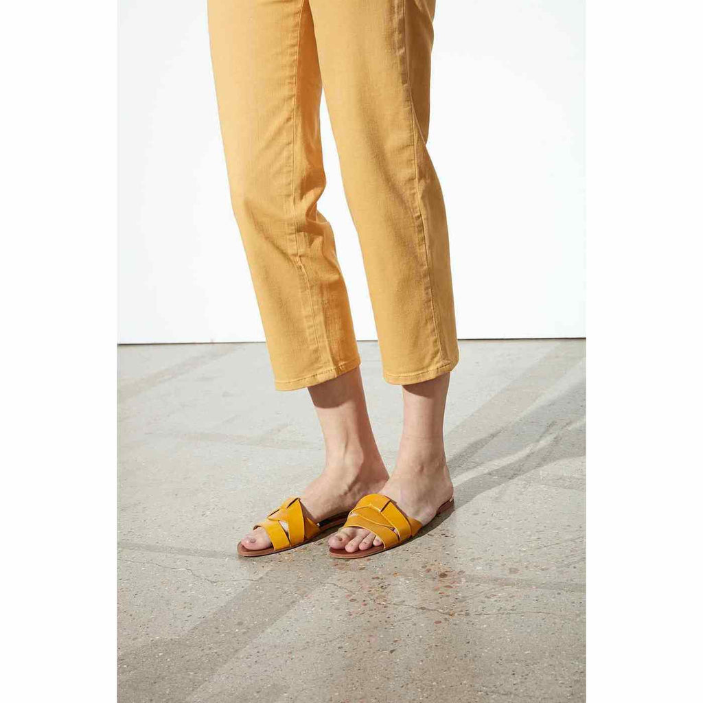 Highwaist Cropped Chino Trouser Sandy - Mango - Women