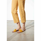 Highwaist Cropped Chino Trouser Sandy - Mango - Women