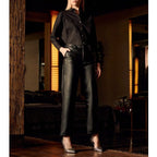 Pantalón Chino Highwaist Sandy Hig Rock - Negro - Mujer