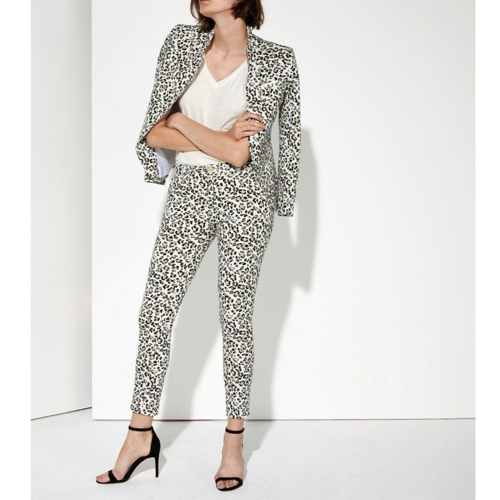 Pantalon Chino Sandy Cropped Printed - Cloud Leo - Femme