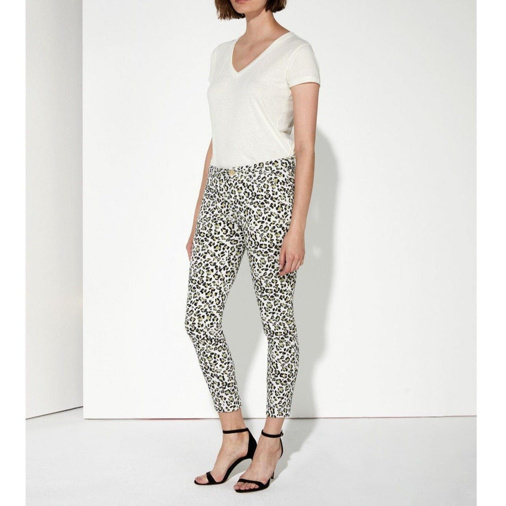 Pantalon Chino Sandy Cropped Printed - Cloud Leo - Femme