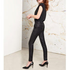 Pantalón Chino Sandy Fancy - Black Silver - Mujer