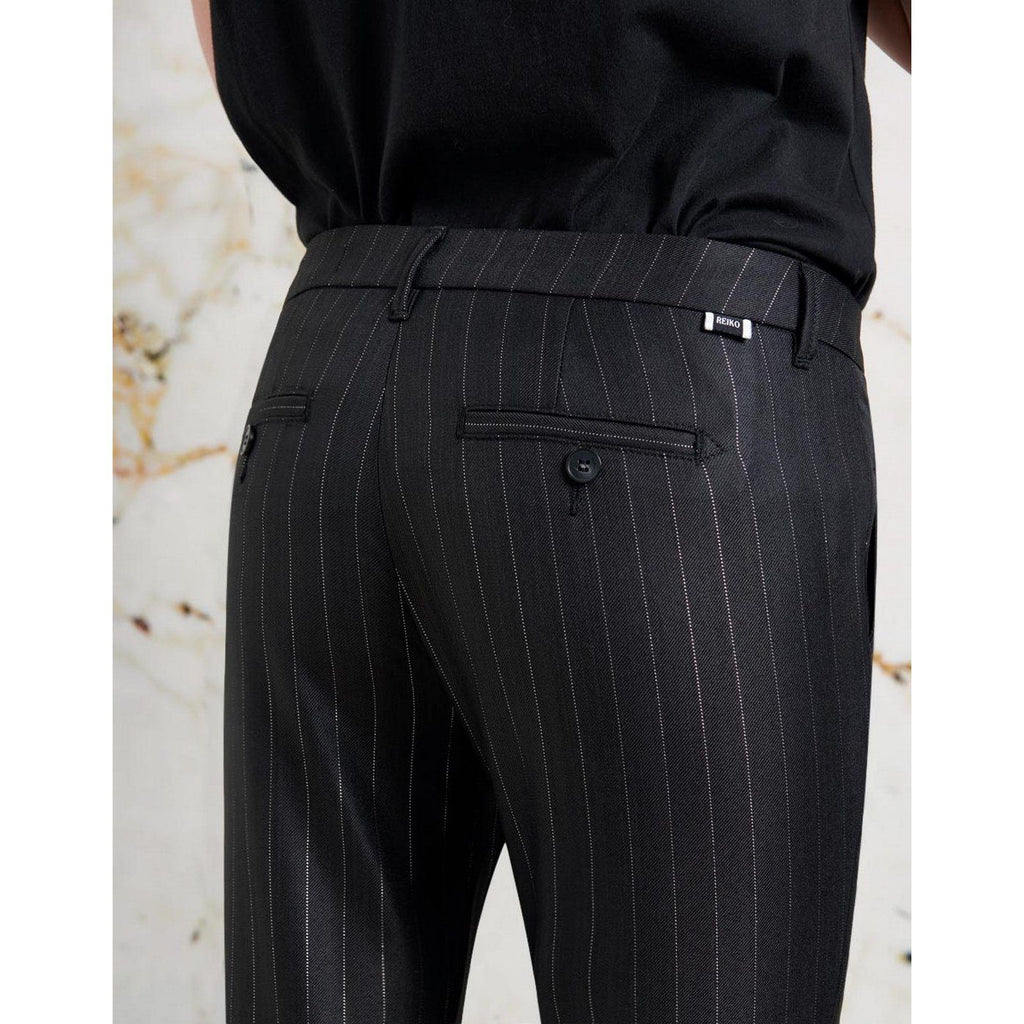 Pantalón Chino Sandy Fancy - Black Silver - Mujer