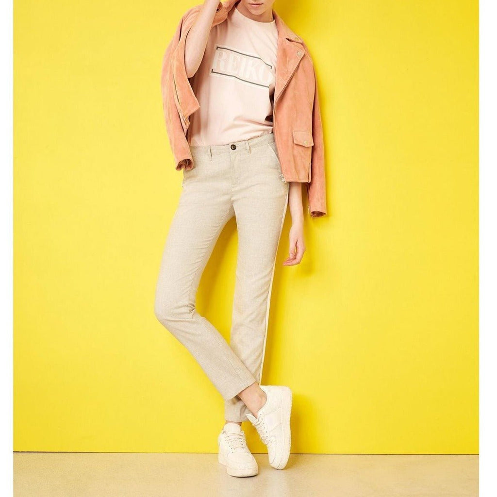 Sandy Fancy Chino Trousers - Herring Tiles - Women's
