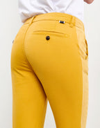 Sandy Tapered Band Chino Trousers - Pollen - Women