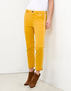 Sandy Tapered Band Chino Trousers - Pollen - Women