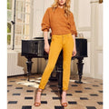 Sandy2Basic Chino Trousers - Harvest Gold - Women