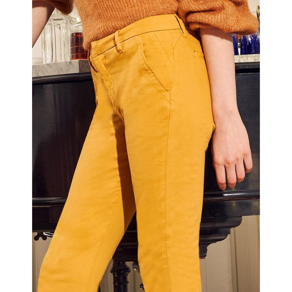 Sandy2Basic Chino Trousers - Harvest Gold - Women