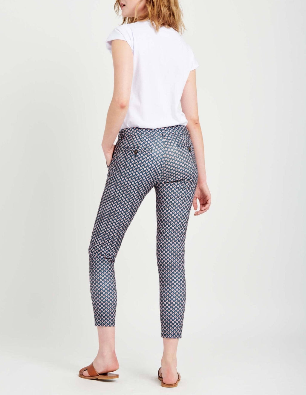 Pantalon Chino Skinny Sandy Printed - Femme