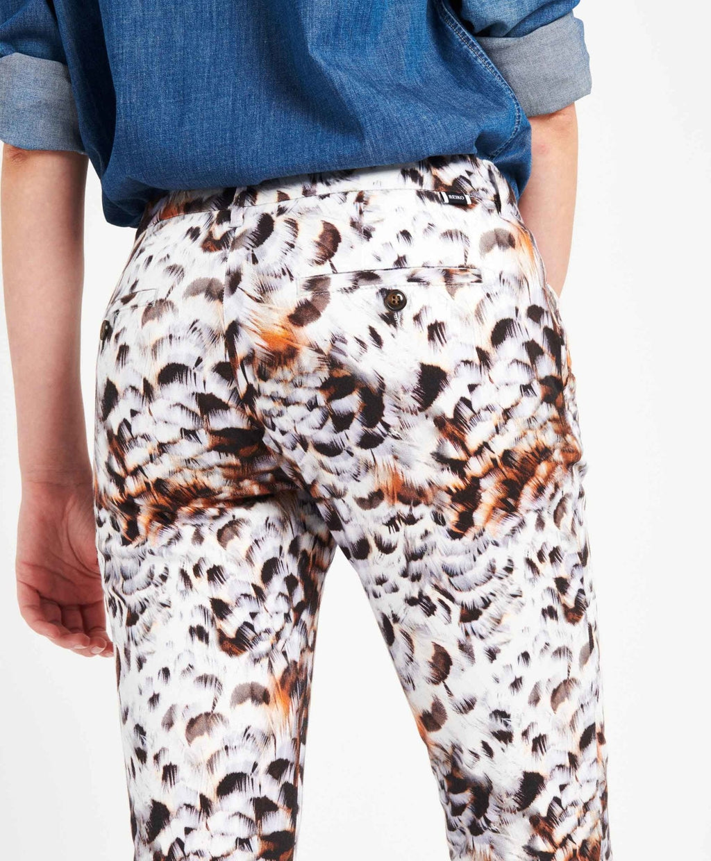Pantalon Chino Skinny Sandy Printed - Femme