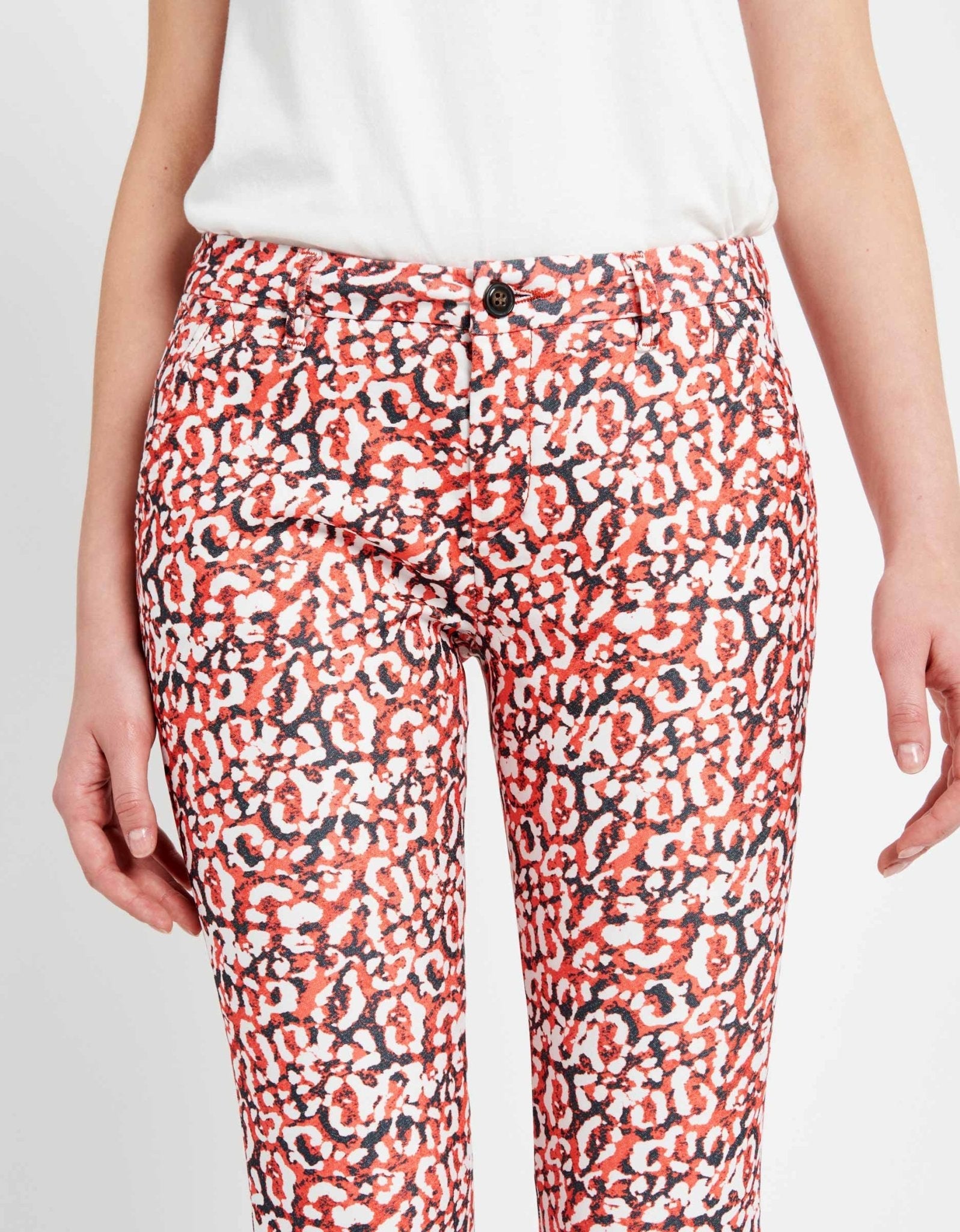Pantalon Chino Skinny Sandy Printed - Femme