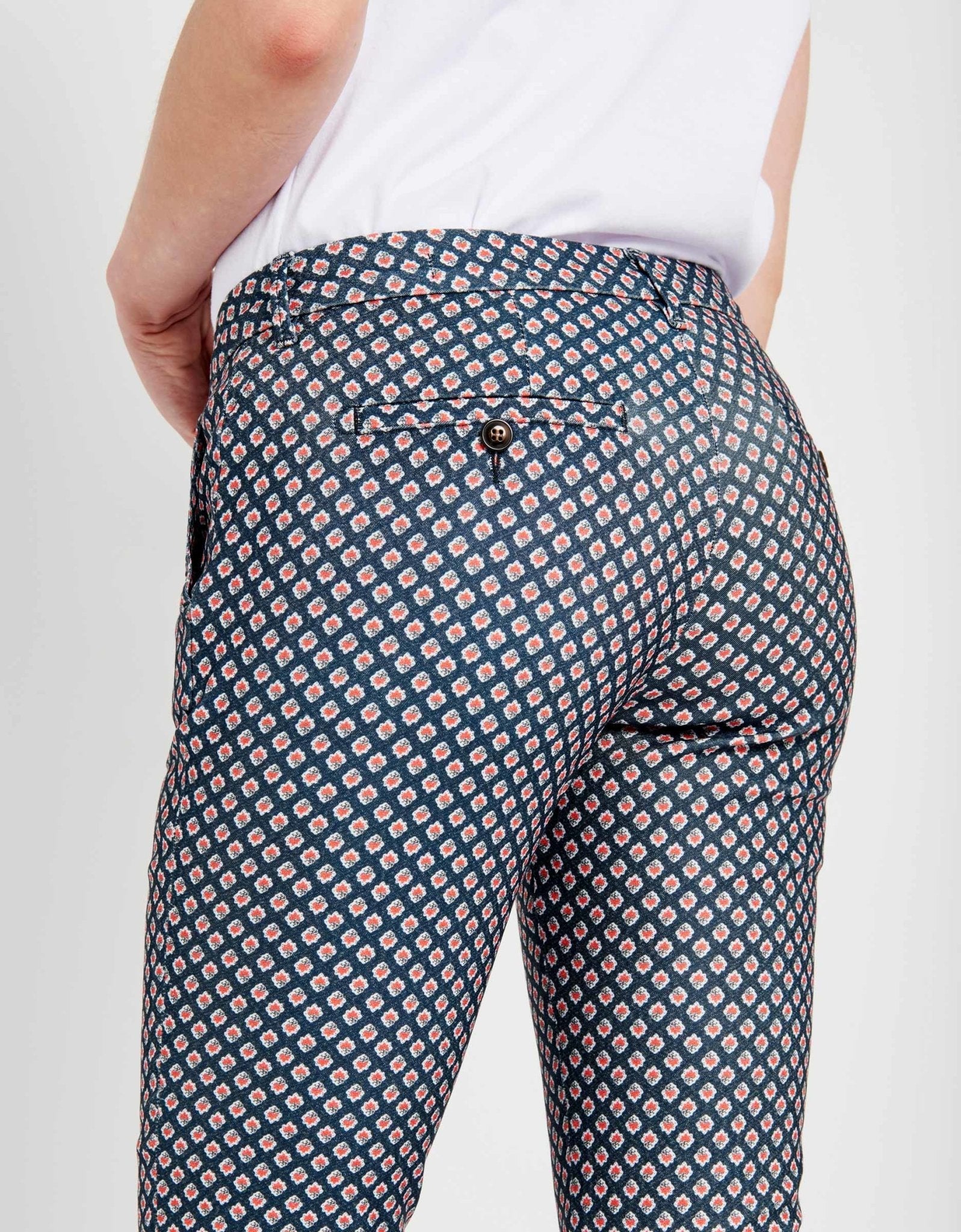 Pantalon Chino Skinny Sandy Printed - Femme