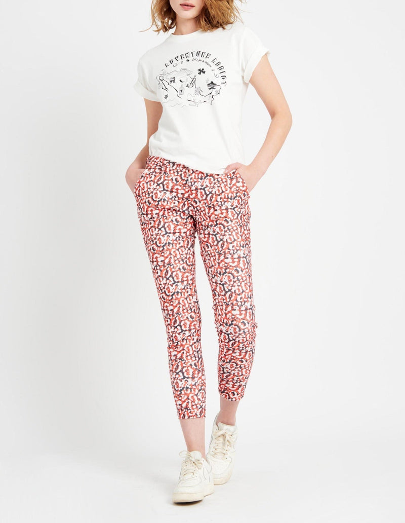 Sandy Printed Skinny Chino Pants - Women's