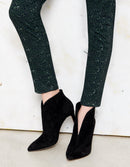Pantalón chino ajustado con estampado Sandy - Verde Leo - Mujer