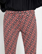 Pantalon Chino Skinny Sandy Printed - Red Tiles - Femme