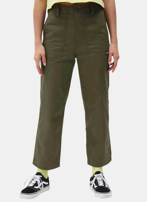 Dickies - Pantalon Chokio - Military Gr - Femme