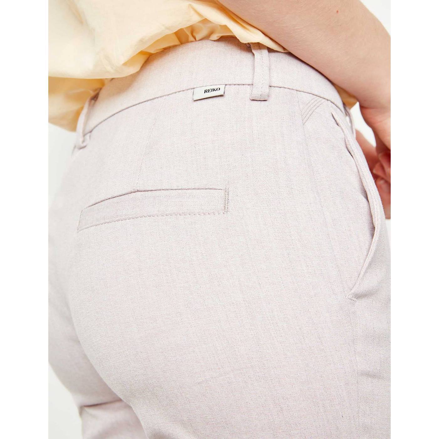 Pantalón Cigarette Laura Fancy - Pink Rafia - Mujer