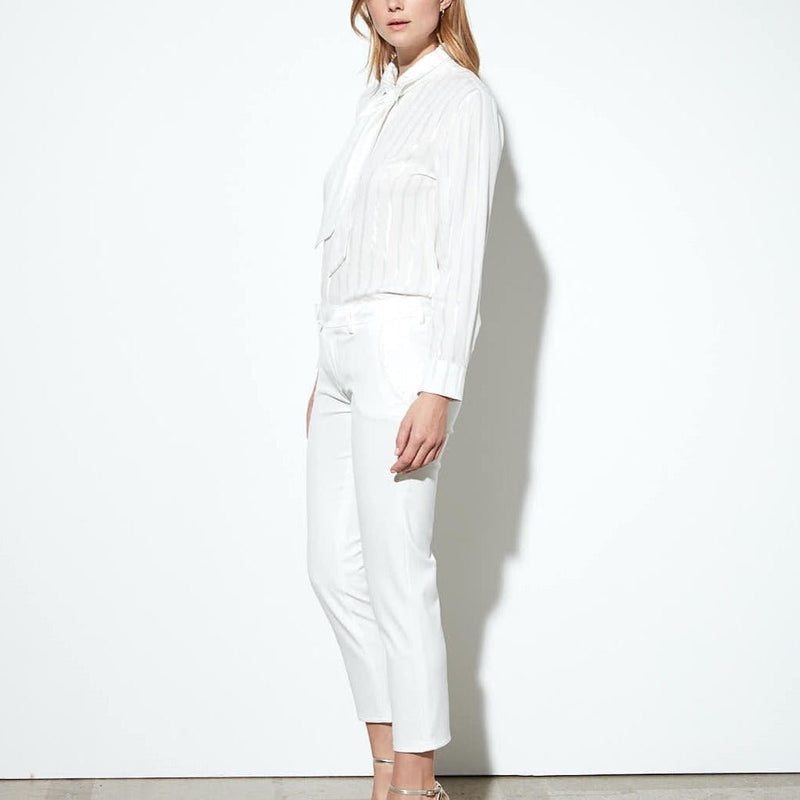 Pantalon Cigarette Leandro - White - Femme