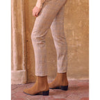 Pantalon Cigarette Liv Fancy - Golden Tartan - Femme