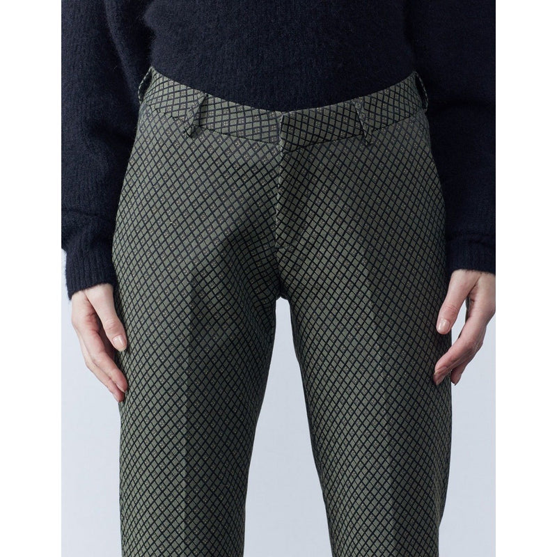Reiko - Pantalon Cigarette Liv Fancy - Kaki Diamond - Femme