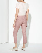 Liv Fancy Cigarette Trousers - Pink Checks - Women