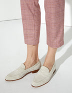 Liv Fancy Cigarette Trousers - Pink Checks - Women