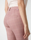 Pantalón pitillo Liv Fancy - Cuadros rosas - Mujer