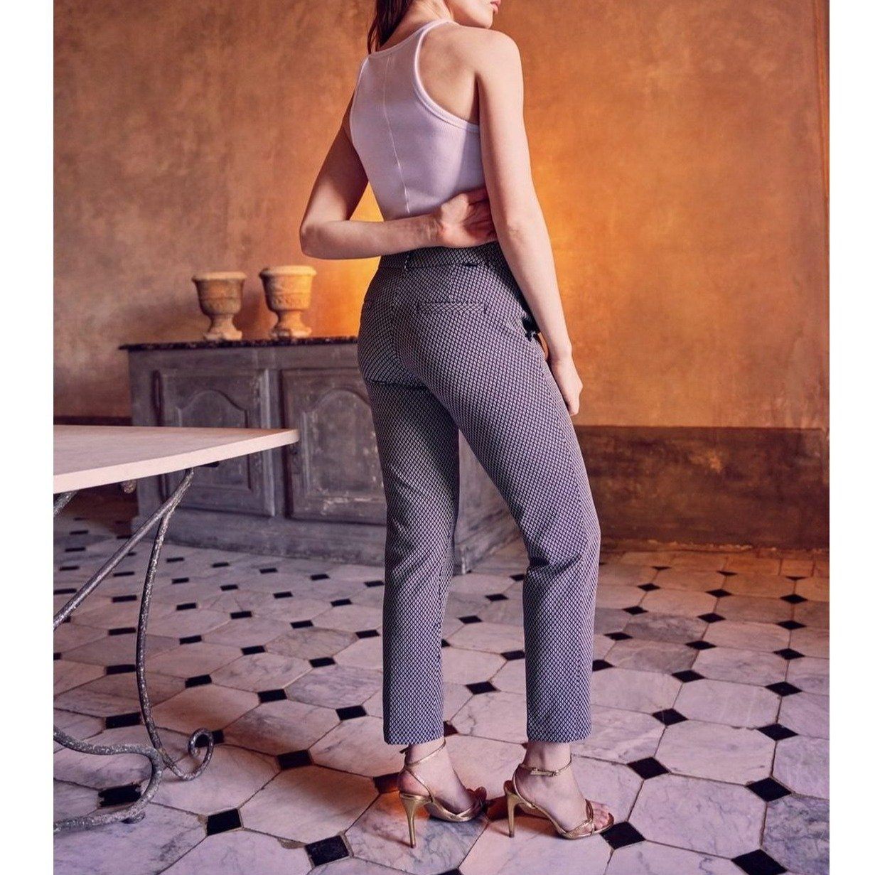 Pantalon Cigarette Liv Fancy - Red Diamond - Femme