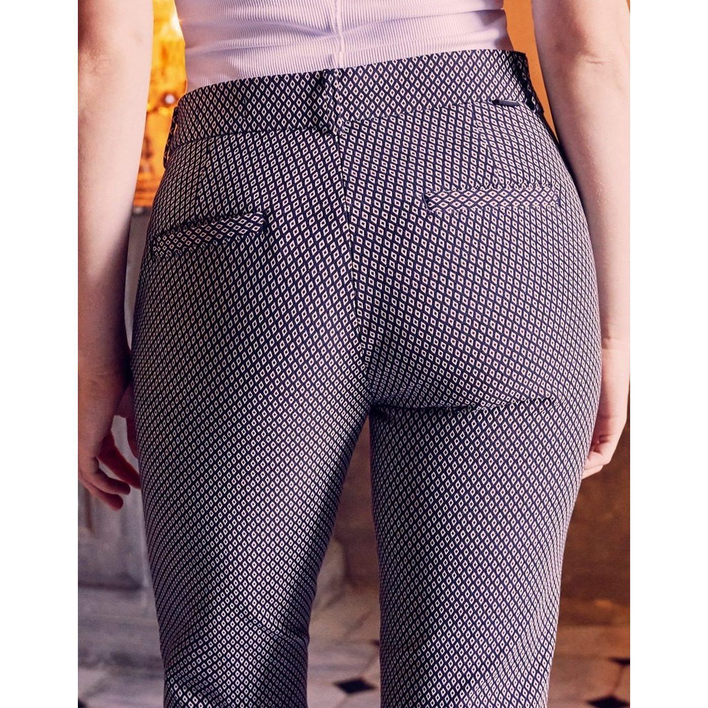 Pantalon Cigarette Liv Fancy - Red Diamond - Femme