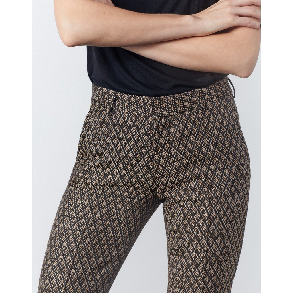 Cigarettenbroek Liv Fancy - Royal Leaves - Dames