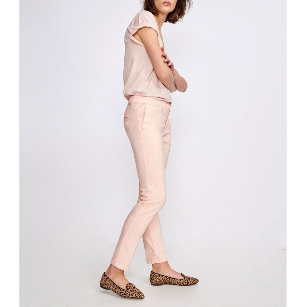 Lizzy Color Cigarette Trousers - Cloud Pink